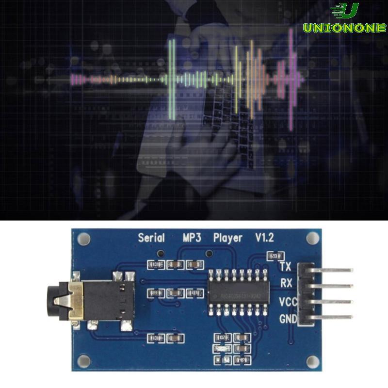 ONE อุตสาหกรรม YX5300 UART TTL ควบคุม MP3 เครื่องเล่นเพลงโมดูล 9600bps
