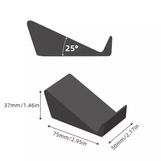 BESTOUR ฐานขาตั้ง Soundbar 2 ชิ้น, ยกมุมพิมพ์อุปกรณ์เสียง Riser, ที่วางลําโพงยกระดับคุณภาพสูงหลายยี่ห้อเข้ากันได้