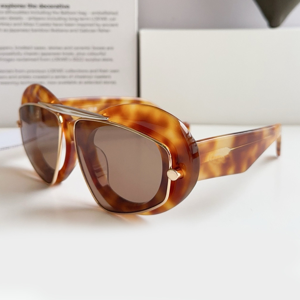 LO * LW40120 Milan Show Cool แว่นกันแดดสาวร้อนวันหยุดผู้ชายผู้หญิงแว่นตากันแดด