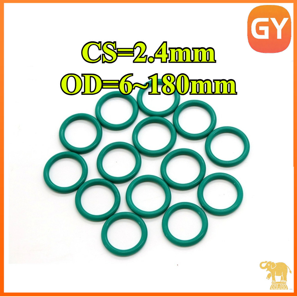 โอริง ORing ยางโอริง FKM เลือกขนาดได้ Cs2.4mm * OD6-180mm [GYYY-TG]