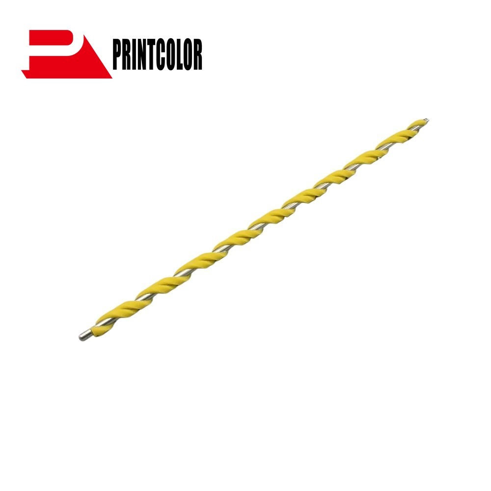 ลูกกลิ้งทําความสะอาดเกลียวสีเหลืองสําหรับ Xerox WC 7535 7830 7525 7530 7545 7830 7835 7845 7855 PCR 