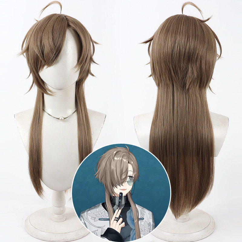 Nijisanji VTuber Kanae Cosplay Wig New Outfit Long Tail Realistic Scalp Heat Resistant Hair