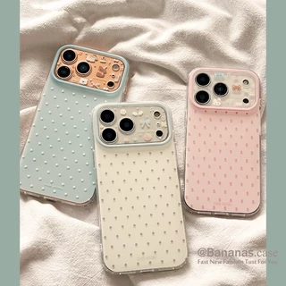 Simple Polka Dotเคสโทรศัพท์สําหรับiPhone 17 16 15 14 13 12 11 Pro Max X XR XS Max 7 8 Plus SE2020