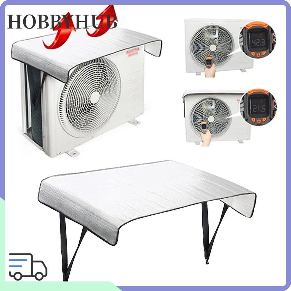 HOBBYHUB เครื่องปรับอากาศป้องกัน, กันฝุ่น 46x95CM ฝาครอบเครื่องปรับอากาศ, ครีมกันแดดถุงทําความสะอาดป้องกันหิมะ