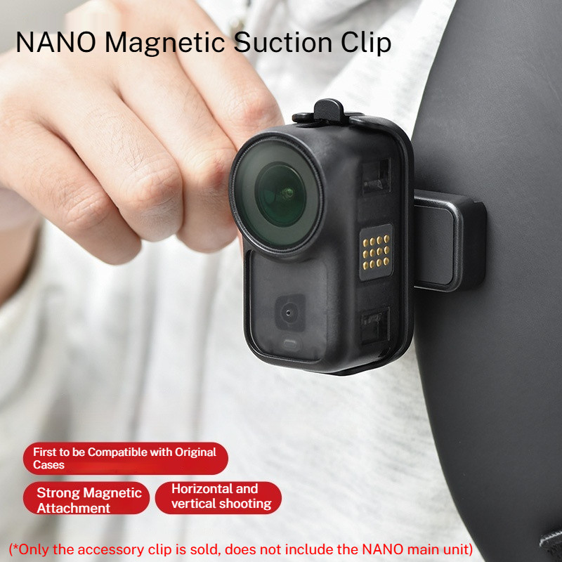 สําหรับ DJI OSMO NANO คลิปขยายมัลติฟังก์ชั่นหมวก Brim กระเป๋าเป้สะพายหลัง Mount อุปกรณ์เสริมสําหรับกล้องกีฬา