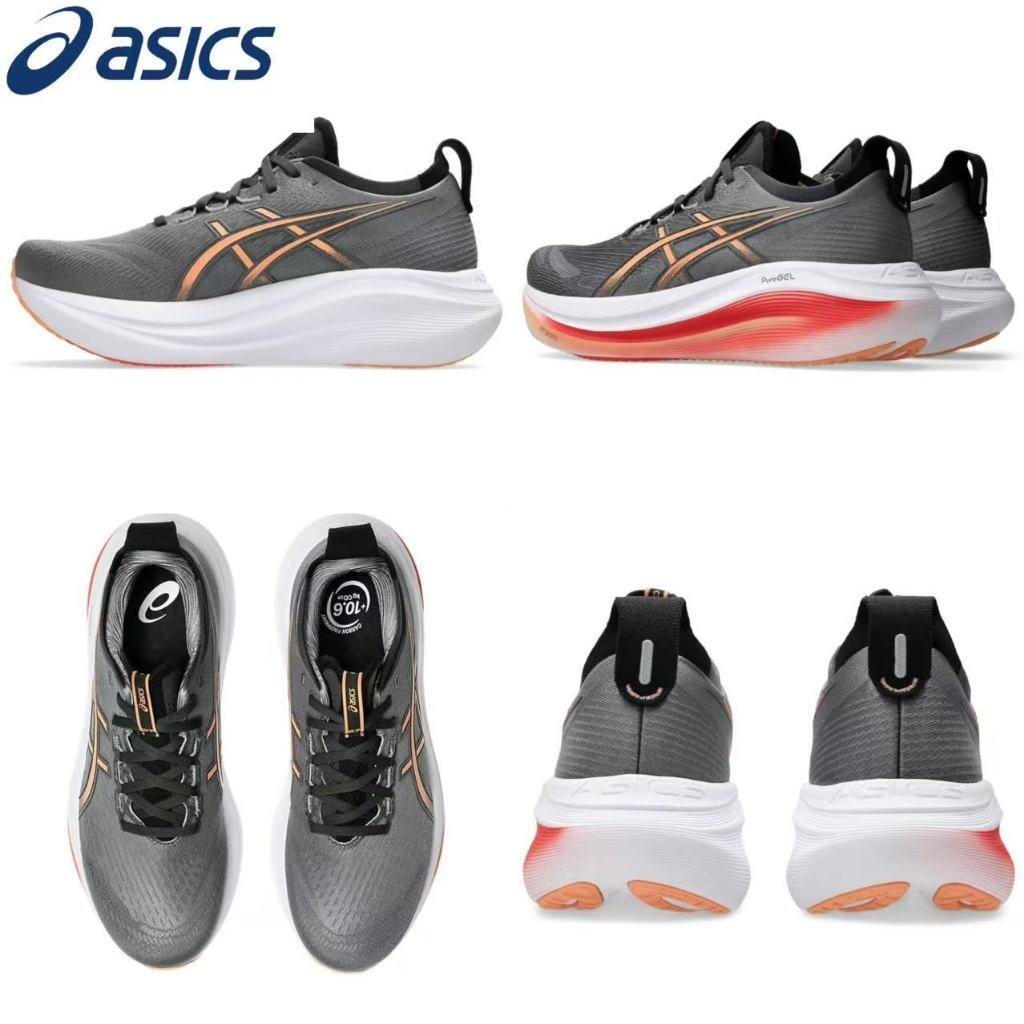ASICS GEL-Nimbus 27 Tokyo Classic All-Match ผ้า Breathable Long Running รองเท้าวิ่งสั้น MJ3I