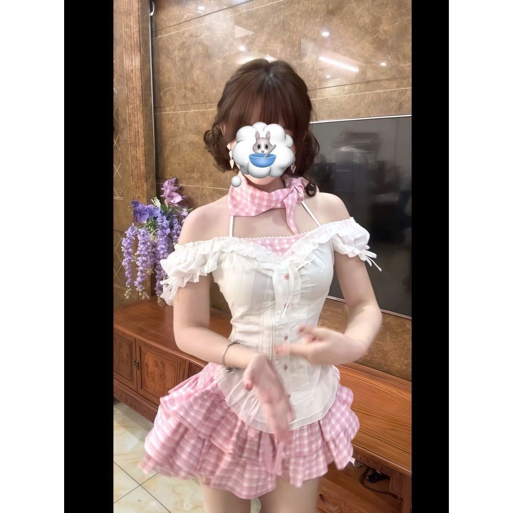 มาใหม่ล่าสุดลดอายุ Nana Komatsu cos เสื้อผ้าชุดสองชิ้น Slim-fit ออกแบบเสื้อเสื้อผ้าผู้หญิงขนาดเล็ก S