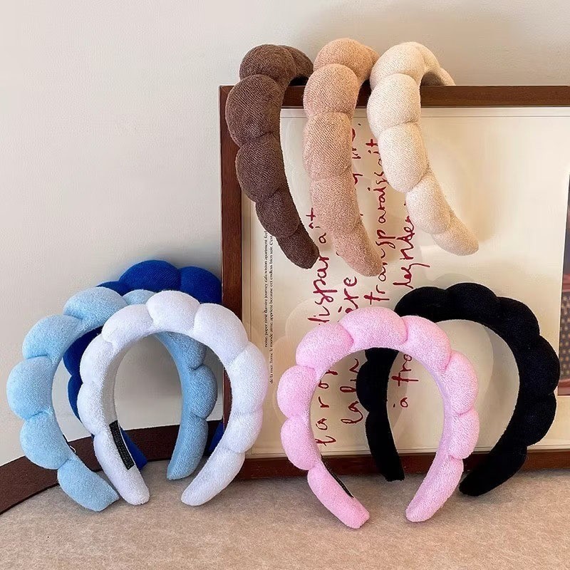 ที่คาดผมปอมปอมสไตล์เกาหลีจาก ZJ HOME ไซส์ใหญ่ พร้อมส่งแล้ว