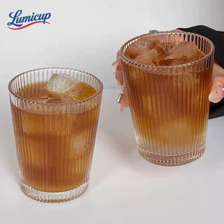 แก้วกระจก220/360ml ลายตีนสไตล์วินเทจ | แก้วดื่มเครื่องดื่มเย็น ถ่ายรูปสวย เหมาะของขวัญ ช่วงบ่ายชิล