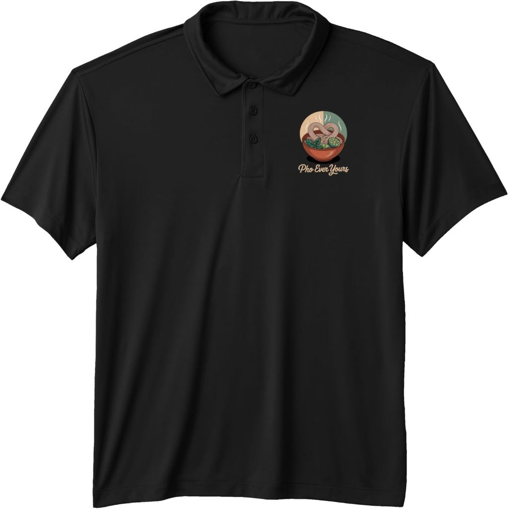 เสื้อโปโล Pho Ever Yours Noodle Love Bowl Soup Pho Kit Performance