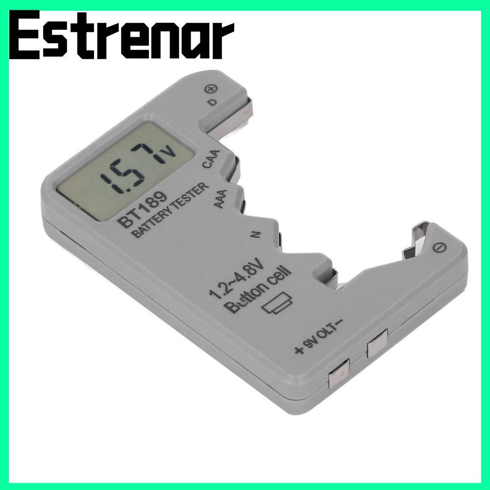 ESTRENAR เครื่องทดสอบแบตเตอรี่ดิจิตอล,ขนาดเล็ก Universal Compatiility Digital Battery Checker, Digit