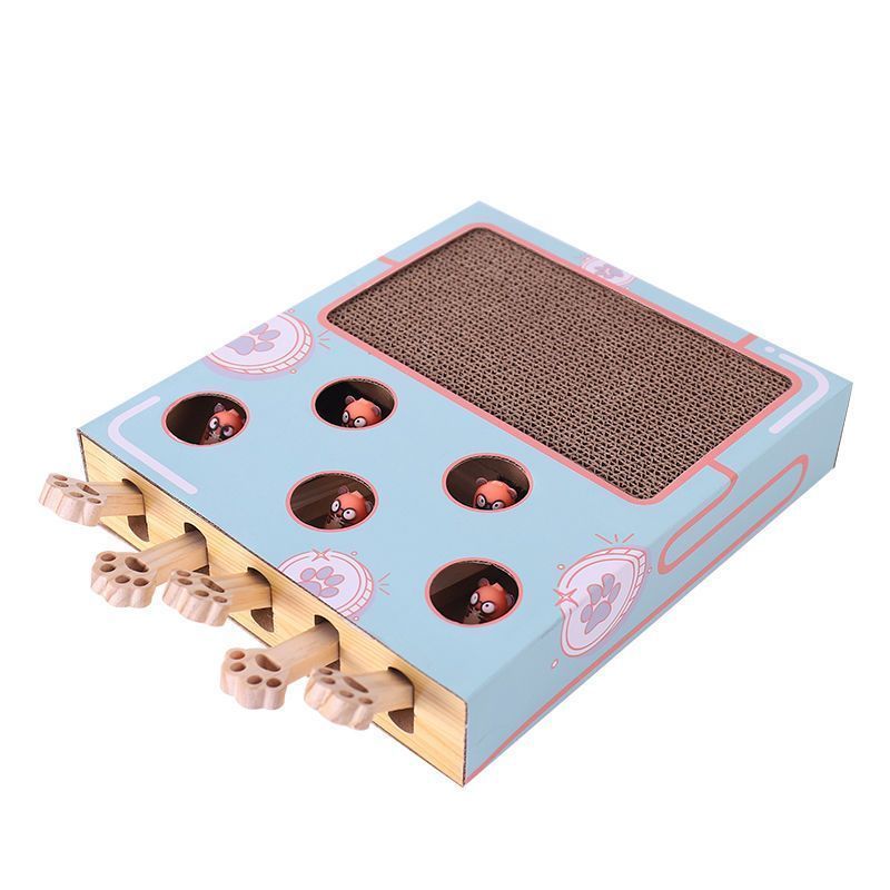 [คอลเลกชัน 1.8,000 คน] Meow Fairy Whack-a-Mole Self-Happy Teasing Cat Stick Cat Scratching Board ลูก