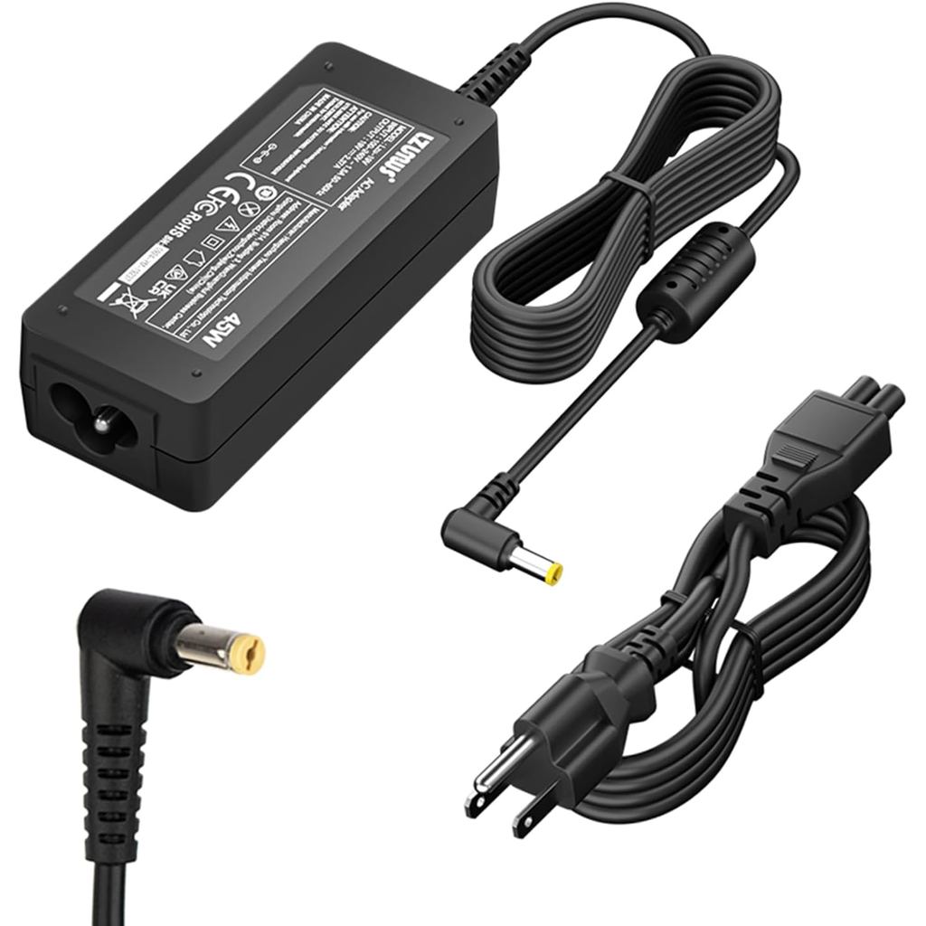 45W AC Adapter Charger 19V 2.37A 5.5x1.7 มม.สําหรับ Acer แล็ปท็อป Adaptor Aspire P255 v15 5750 1400 