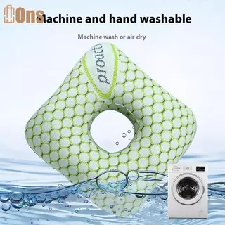 Ons ผ้าฝ้ายบรรจุหูเจาะหมอน Breathable Ergonomic หมอนรูหูแบบพกพาสบายต่างหูหมอนที่