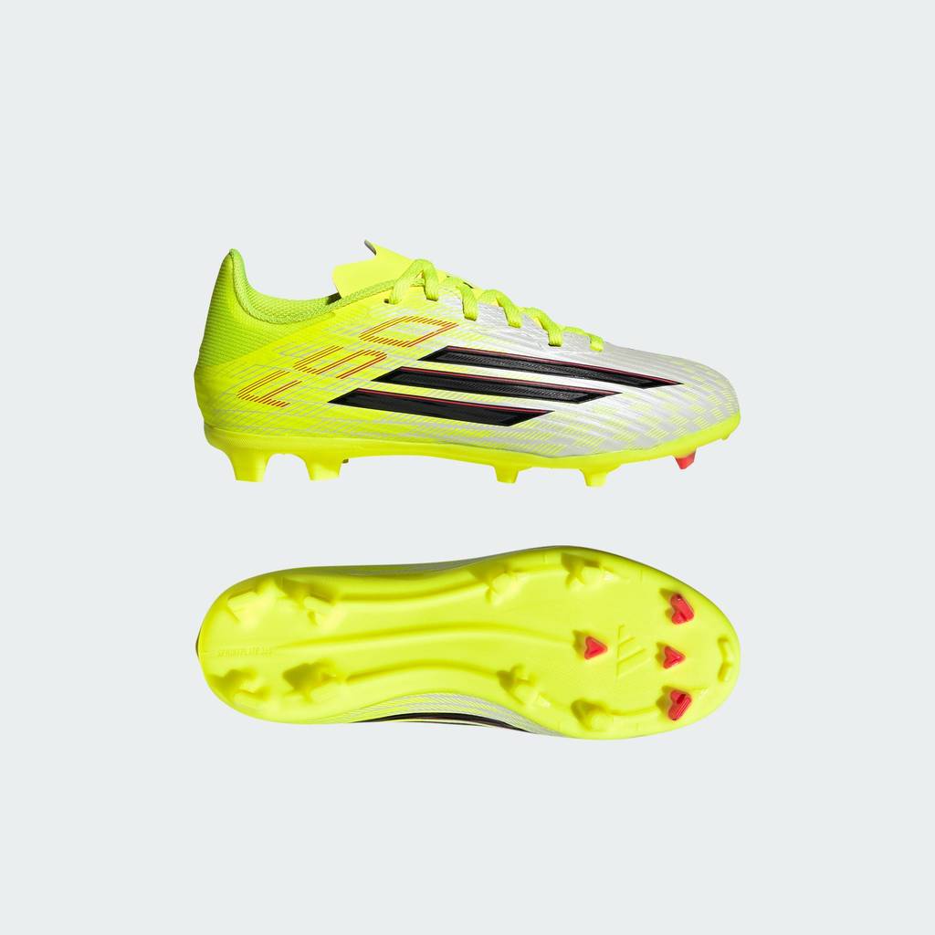 adidas ฟุตบอล รองเท้าฟุตบอล F50 LEAGUE Firm Ground / Multi Ground สำหรับเด็ก เด็ก สีเหลือง JR9014
