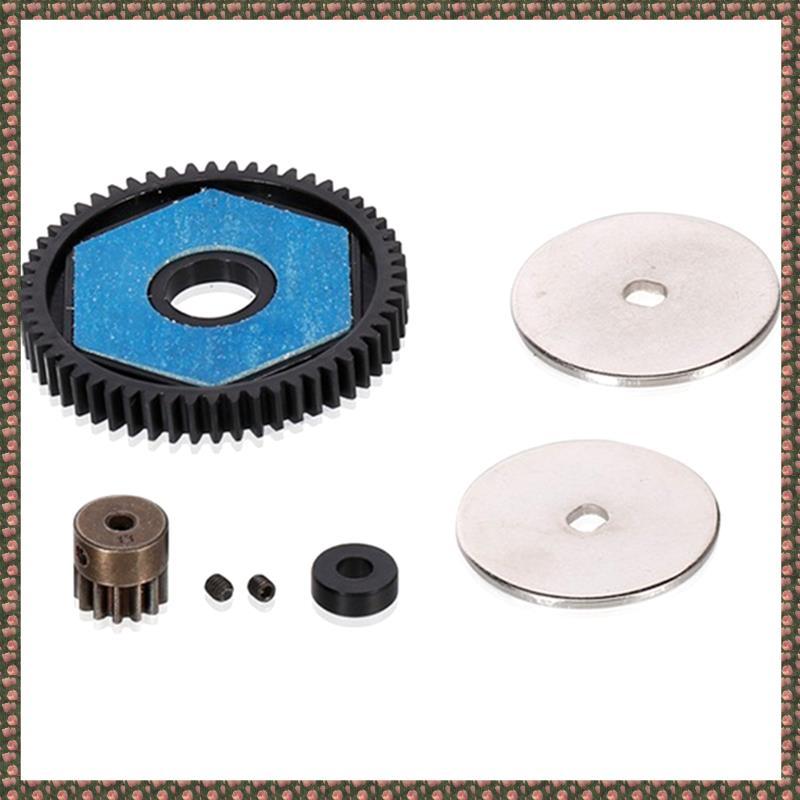[homegarden1] 56T Spur Gear วัสดุคอมโพสิต 56T Spur Gear เปลี่ยน 13T เกียร์มอเตอร์เกียร์ชุดสําหรับ 1/