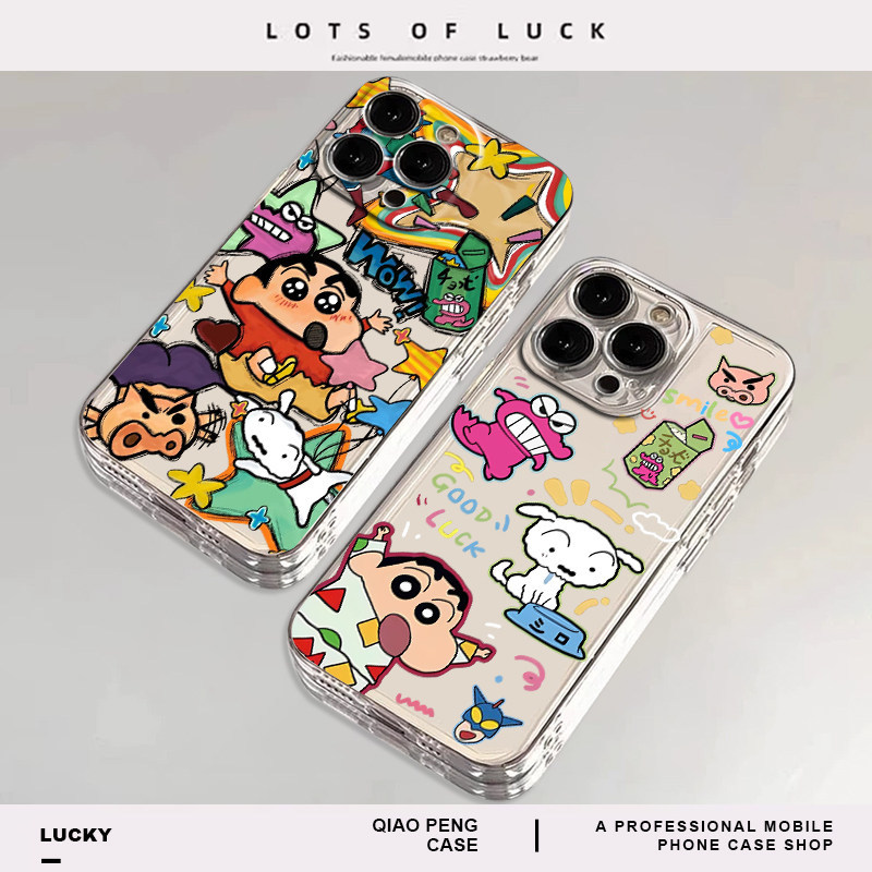 เหมาะสําหรับ iqoo11 เคสโทรศัพท์ 12 สไตล์ใหม่ 15/neo10pro OnePlus 13 โปร่งใส 1+ace5 Graffiti 3 Crayon