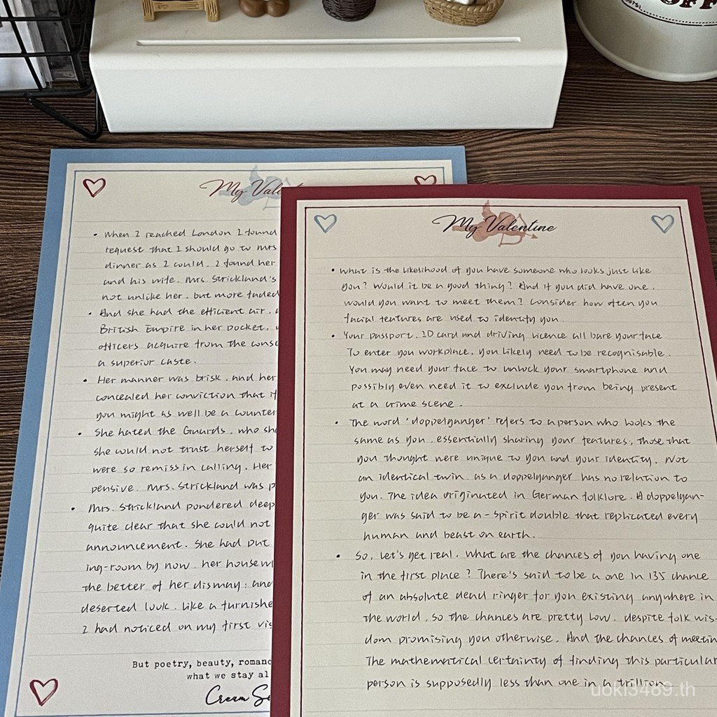Pat b5 Handbook Su Cream Paper Letter Paper Tear Notebook สามารถหมายเหตุ BU3R