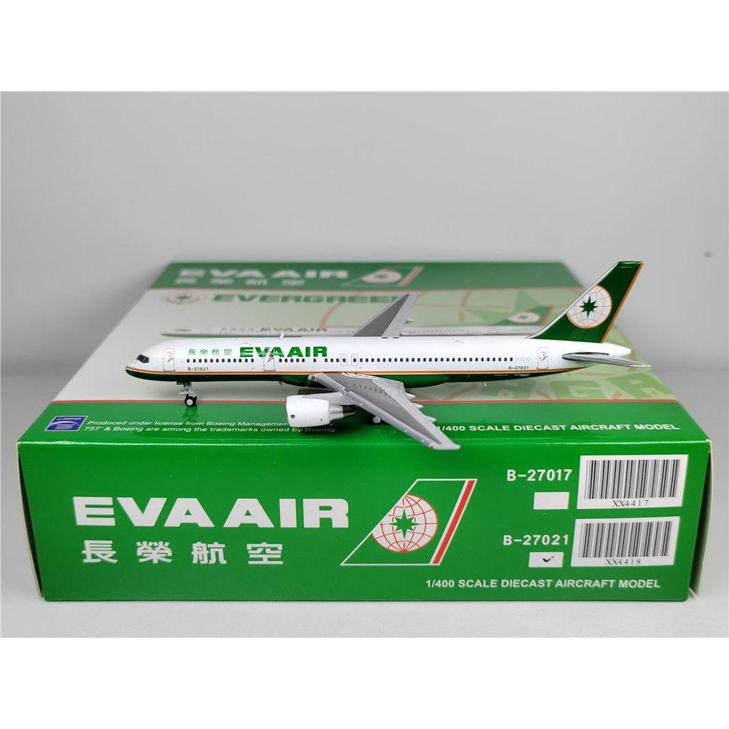 JC Wings XX4418 1: 400 EVA Air EVA Air B757-200 B-27021 โลหะผสม