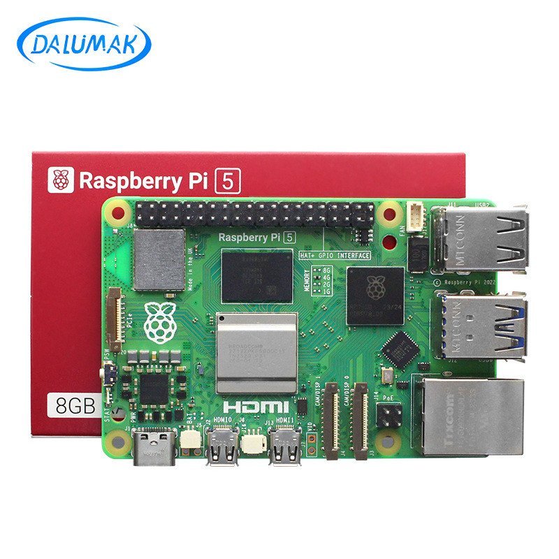 Raspberry Pi 5 8GB เมนบอร์ด Linux การเขียนโปรแกรมวีเนียร์คอมพิวเตอร์