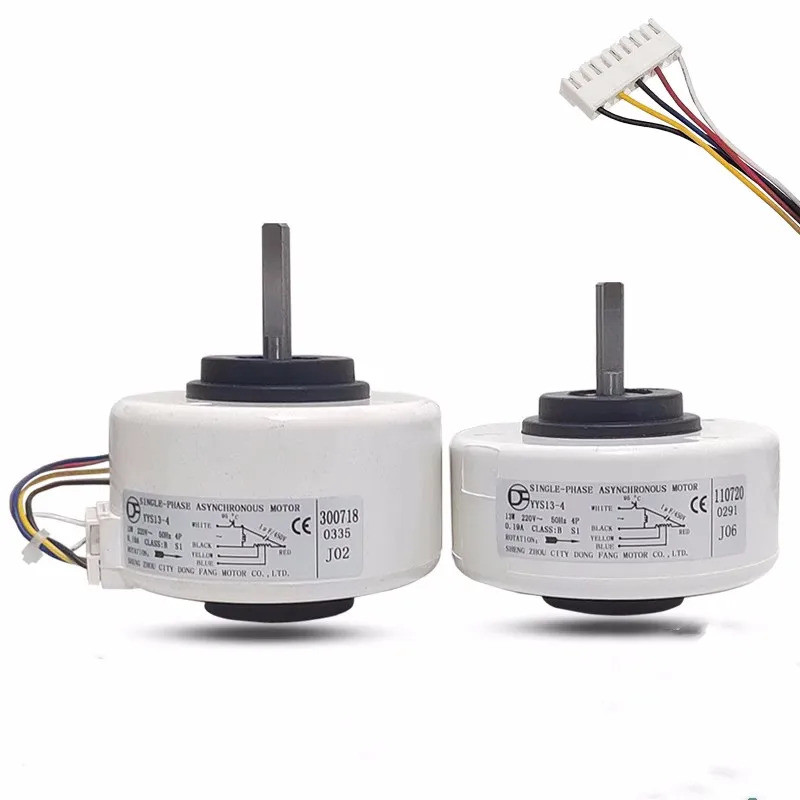 ใหม่สําหรับเครื่องปรับอากาศพัดลมในร่มมอเตอร์ YYS13-4 พลาสติกล็อคมอเตอร์ 13W ความเร็วเกียร์ regulatio