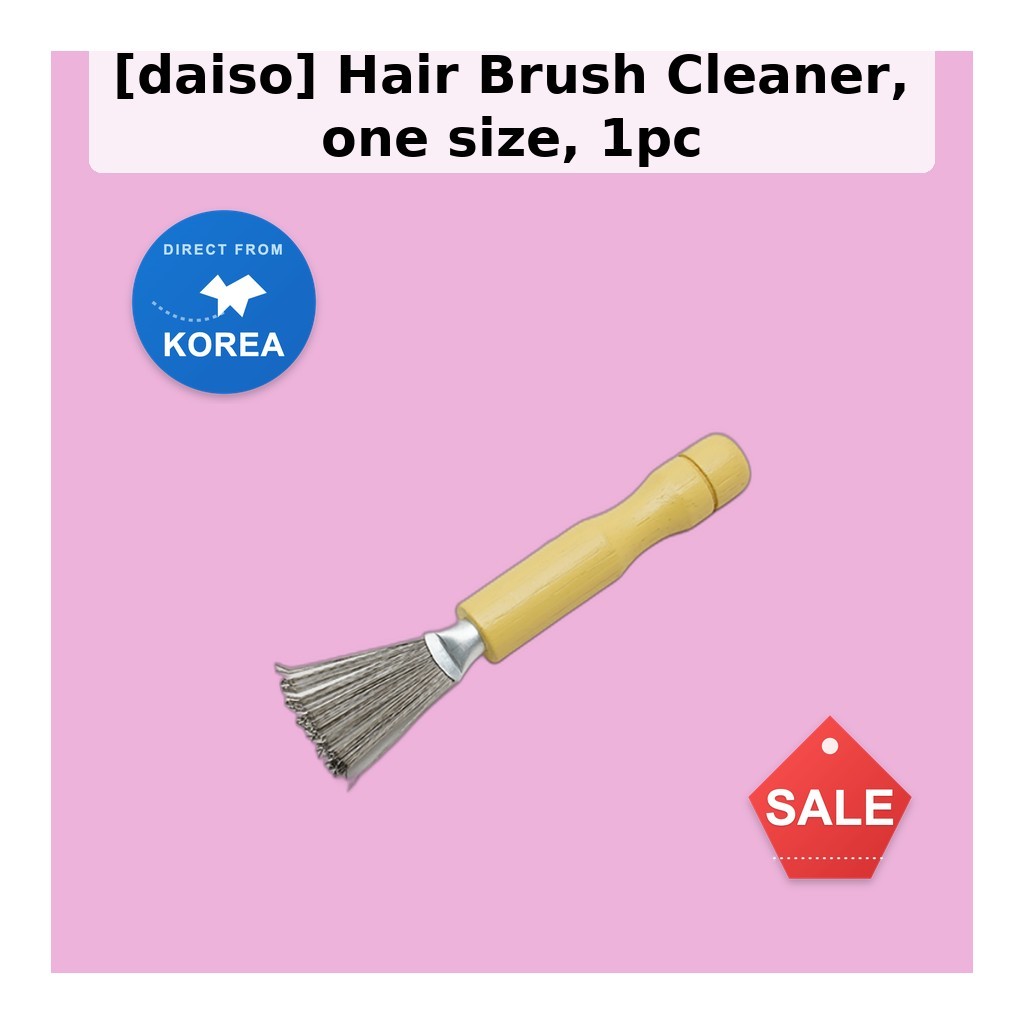 [daiso] น้ํายาล้างแปรงผม ขนาดเดียว 1 ชิ้น / น้ํายาล้างแปรงผมเกาหลี / เครื่องมือถอดง่าย / ของแท้ 100%