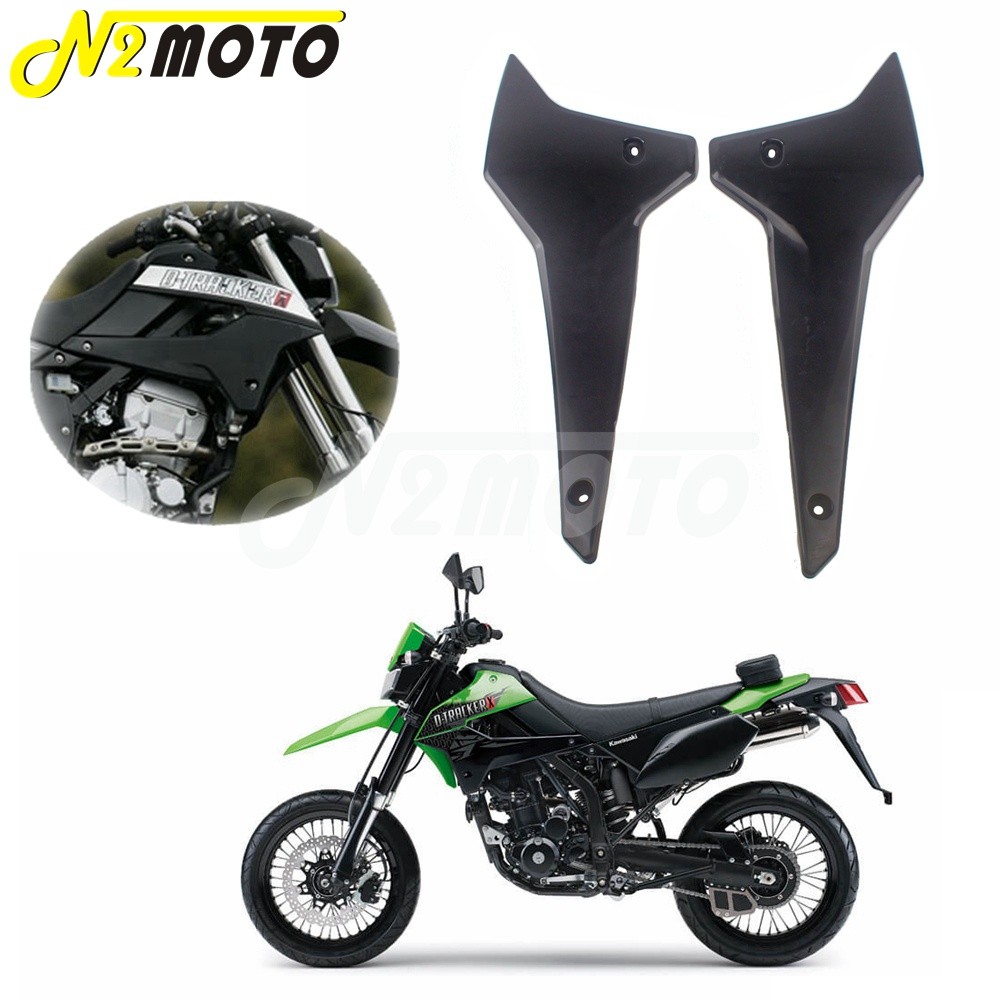 TC For Kawasaki KLX 250S /SF KLX250 2008-2019 Front Side Tank Cover Cowl Fairing Panel Black Plastic