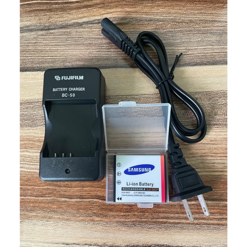 ใช้ได้ เหมาะสําหรับ Samsung SLB-0837 แบตเตอรี่กล้องดิจิตอล i5 i6 L73 L50 L60 NV3 L700 i70 เครื่องชาร์จแบตเตอรี่