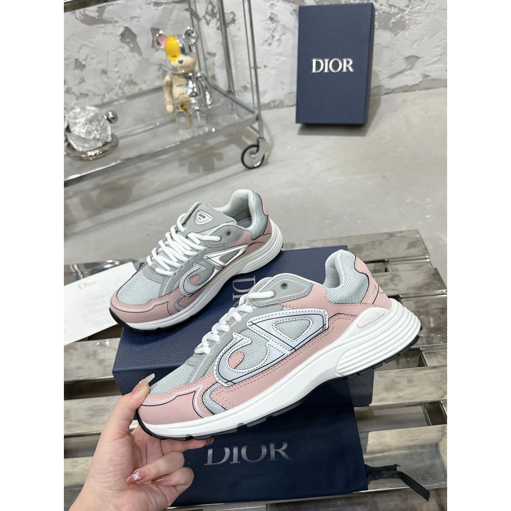 สี b30 คู่ dior Dad ชุดสะท้อนแสง dior รองเท้าผ้าใบใหม่ล่าสุด