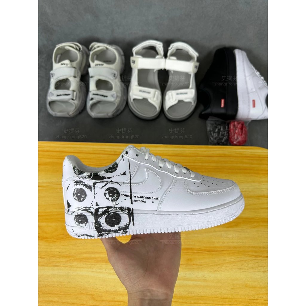 Air Force af1supreme Six Eyes cdg Tripartite ชื่อร่วม