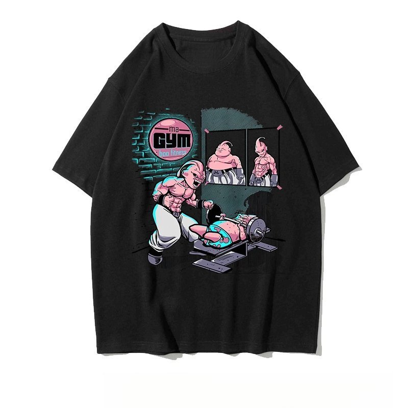 CODเสื้อยืดอนิเมะ Dragon Ball เสื้อยืด Dragon Ball Z สําหรับผู้ชายและผู้หญิง เกาหลี 8B8V