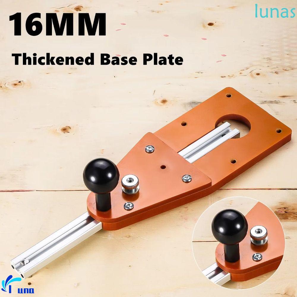 ตัดแต่ง LUNASOL|สลักเกลียวแก้ไข Precision Circle Cutting Jig, Comfort Grip Adjustable Guide Milling 