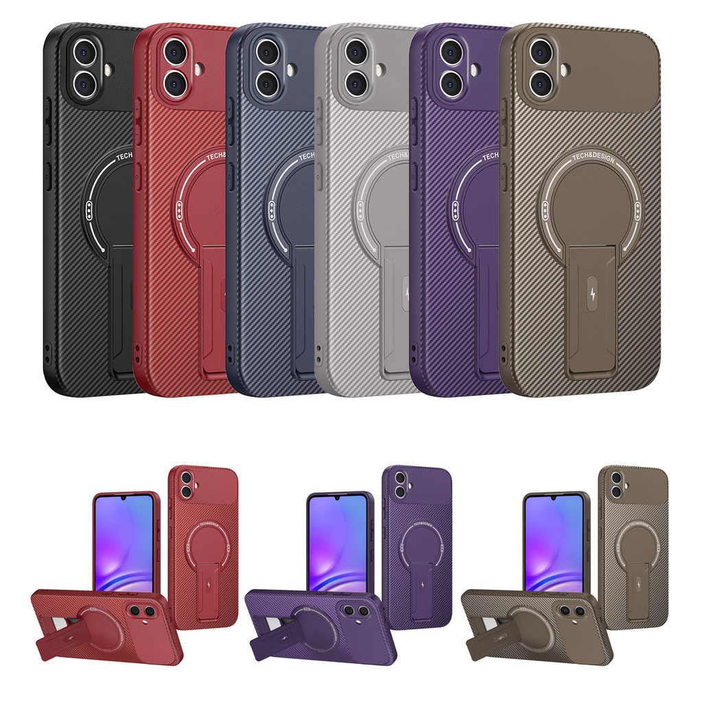 สําหรับ Samsung Galaxy A07 กรณี Galaxy A07 เคสโทรศัพท์ Galaxy A07 ฝาครอบ Samsung A07 4G คาร์บอนไฟเบอ