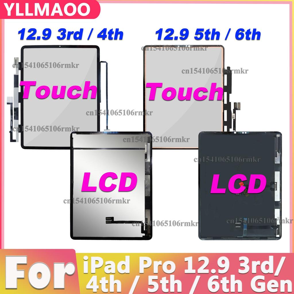 สําหรับ iPad Pro 12.9 "3rd 4th Gen A1876 A1895 A2229 หน้าจอสัมผัสหรือจอแสดงผล LCD สําหรับ iPad Pro 1
