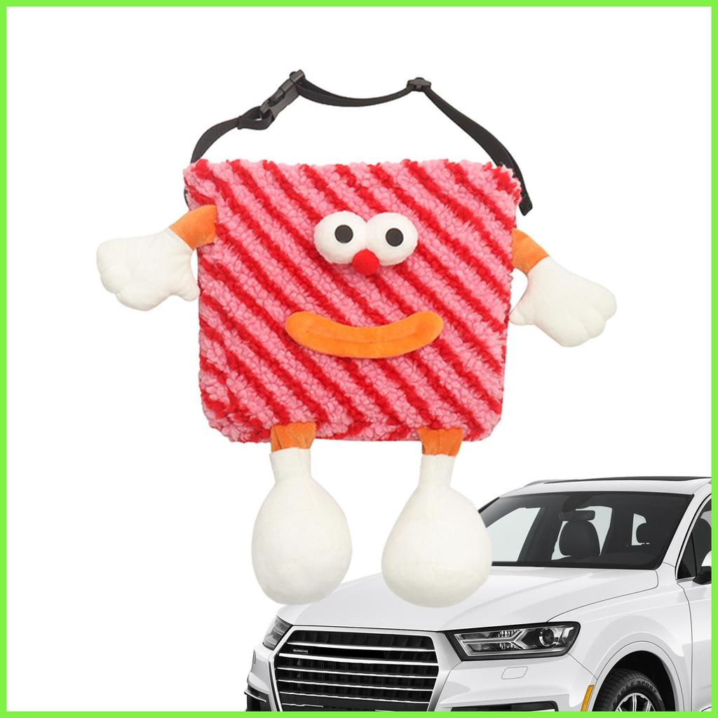 ขยะสําหรับรถยนต์น่ารักรั่วทนถังขยะกระเป๋าแขวนรถOrganizerและจัดเก็บRubbish Binสําหรับรถบ้านayendsph