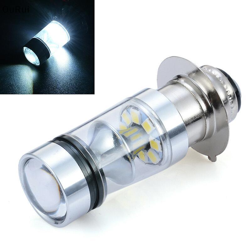 [B&C] BA20D H6 2323 20SMD LED 100W รถจักรยานยนต์หมอก DRL เบรคที่จอดรถหลอดไฟ {th}