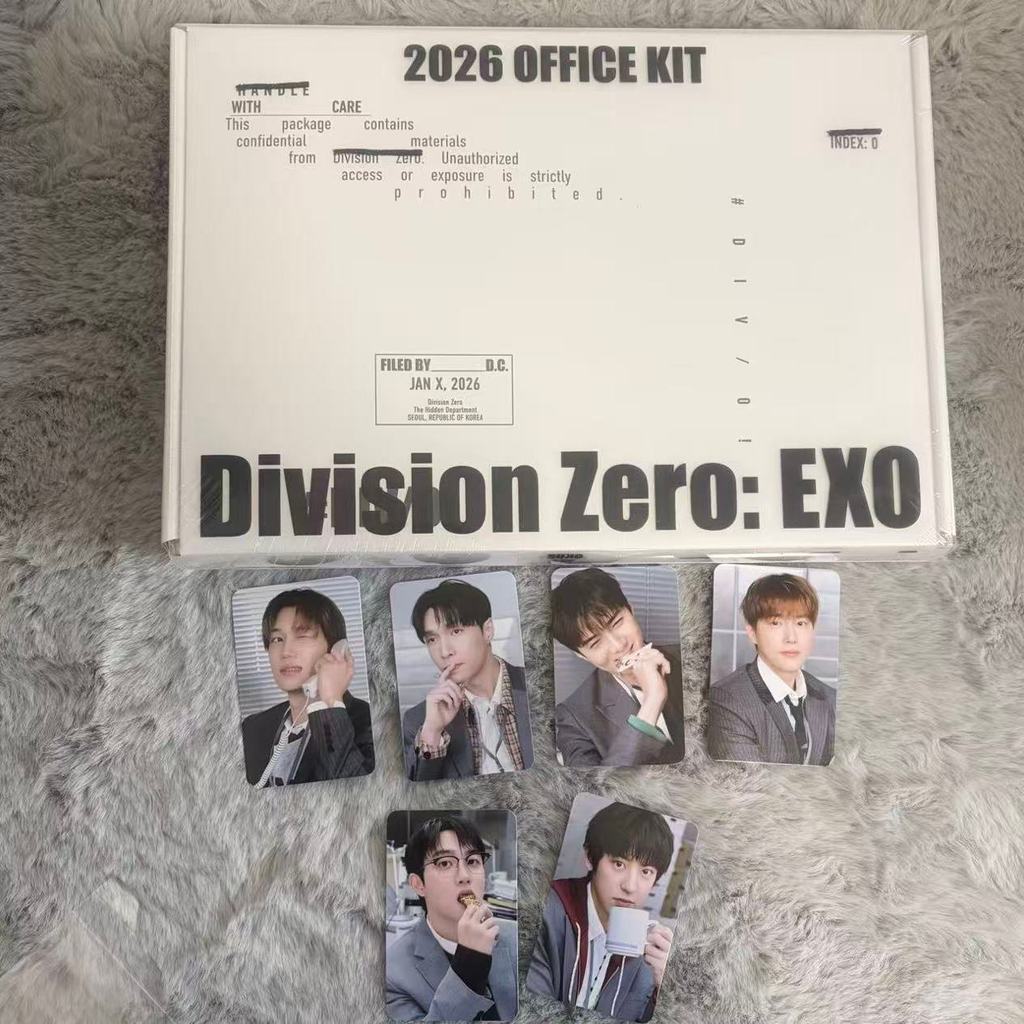 ปฏิทินตั้งโต๊ะ EXO 2026 ยังไม่ได้เปิดด้วย sm Bonus คลังสินค้าพร้อมที่ยังไม่ได้เปิด