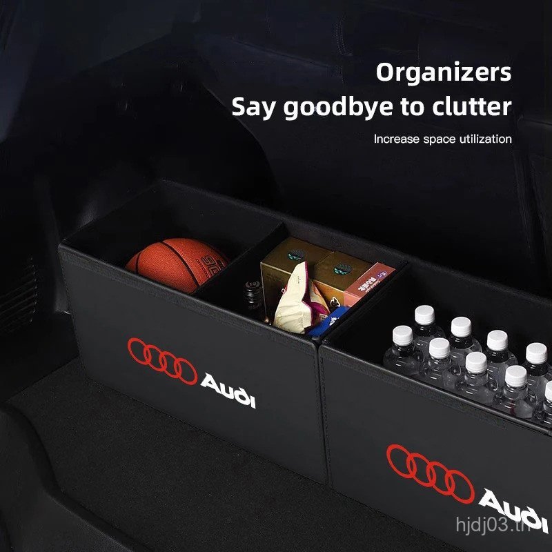 2025 รถร้อนหนังกล่องเก็บ Auto ภายในอุปกรณ์เสริมสําหรับ Audi S-line A3 A4 A6 A5 Q5 A1 Q7 Q3 Q2 Q8 A7 