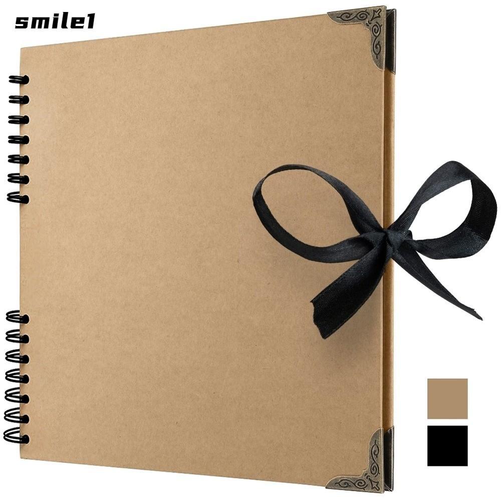 อัลบั้มสมุดภาพ SMILE, อัลบั้มภาพ 8x8 นิ้ว 40 หน้า, กระดาษคราฟท์ Lay-Flat Design อัลบั้มปกแข็งความทรงจําการเดินทาง
