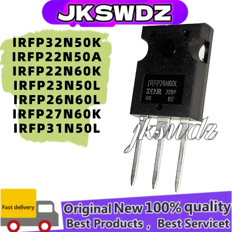 1-5PCS 100% ใหม่ IRFP32N50K 32N50 TO247, IRFP31N50L, IRFP27N60K, IRFP26N60L, IRFP23N50L, IRFP22N60K,