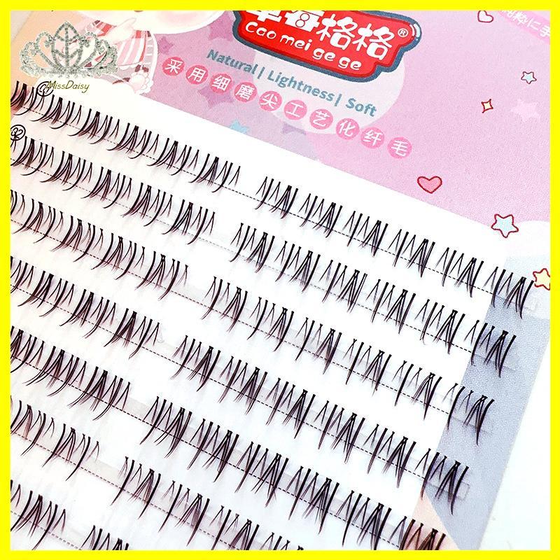 Daisy Lower Lashes ธรรมชาติ Lower Lashes Segmented Lower Lashes เดี่ยวขนตาเครื่องมือแต่งหน้าขนตา TH