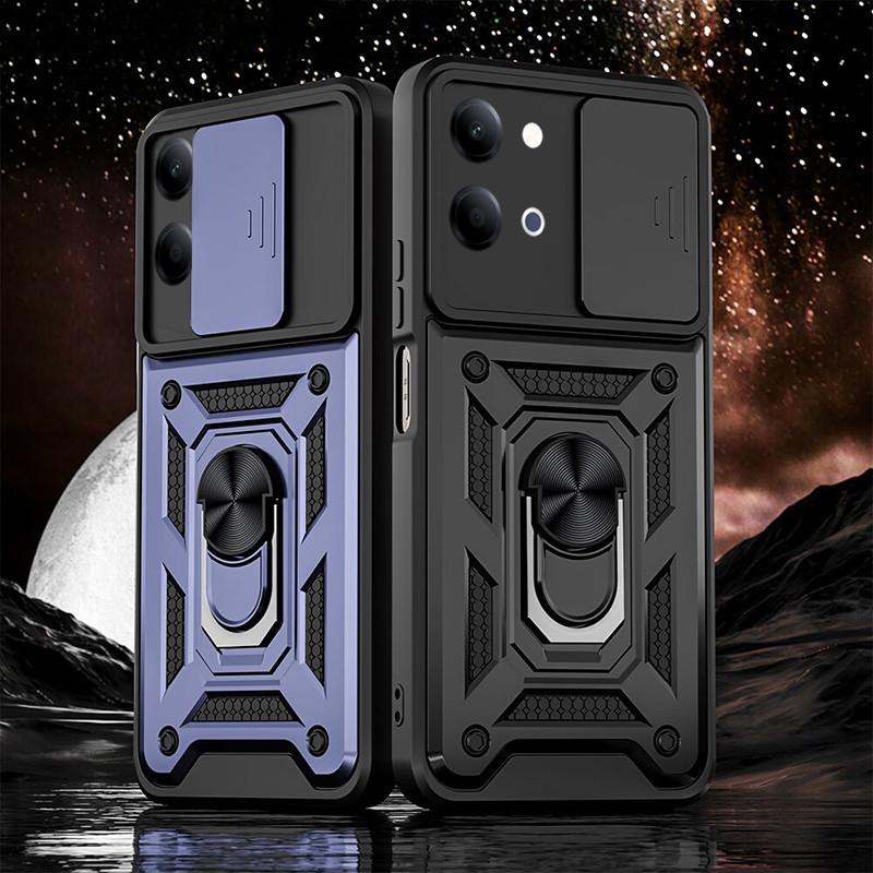 เกราะเคสโทรศัพท์ VIVO Y11D VIVO Y05 แหวนฝาครอบ adsorb ผู้ถือรถกันกระแทกป้องกันกล้องฝาหลัง VIVO Y05 V