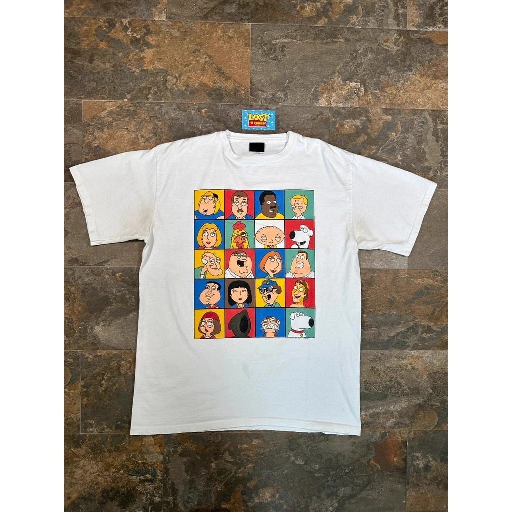 Family Guy Peter Griffin เสื้อยืดผ้าฝ้ายเสื้อแขนสั้น S-5XL