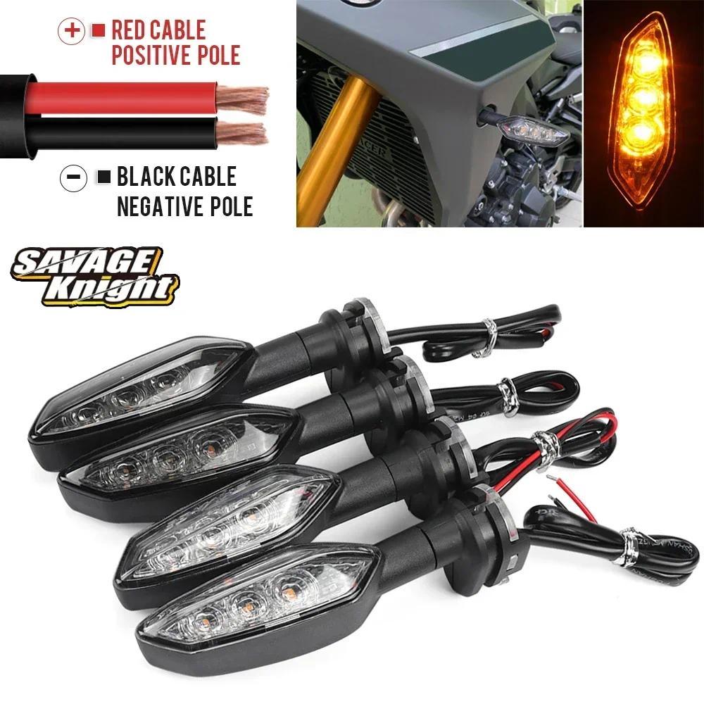 SA 2023ด้านหน้าด้านหลัง Flasher LED รถจักรยานยนต์ Turn ไฟสัญญาณสำหรับ YAMAHA FZ1 FZ03 FZ6 FZ07 FZ8 F