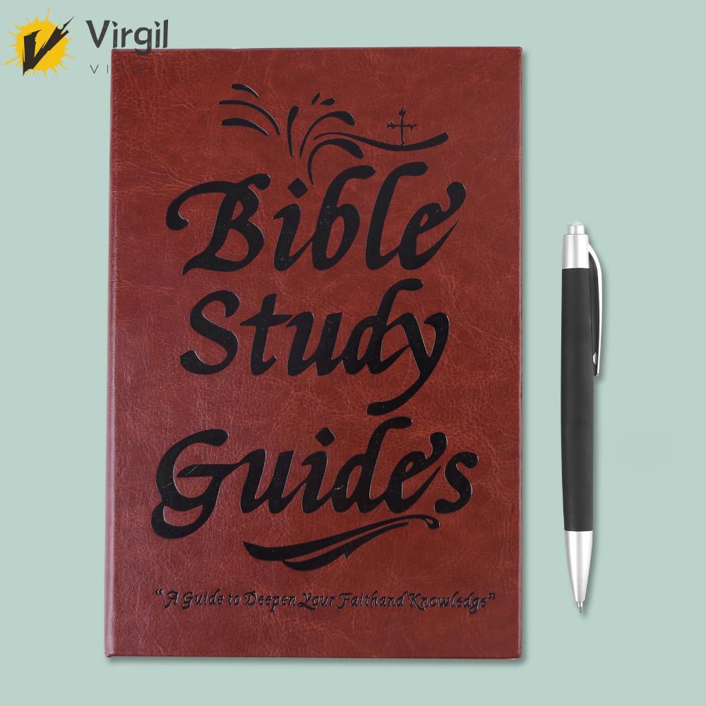[Virgil.th] Daily Devotional Journal Religious Faith-Based Notebook Bible Study Notebook