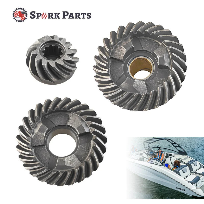 1 ชุดเกียร์สําหรับ Yamaha Hidea 2 จังหวะ 15HP 15F 9.9D 15D เรือมอเตอร์ชิ้นส่วนเครื่องยนต์ 63V-45551-