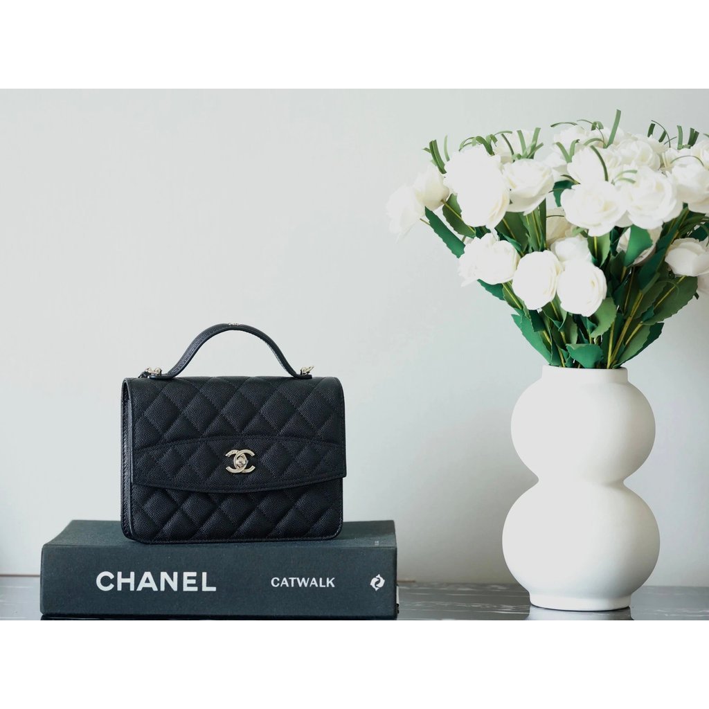 กระเป๋า CHANEL 25C CHANEL mini Backpack 25C Early Spring Multifunctional CHANEL Caviar Bag Ball Patt