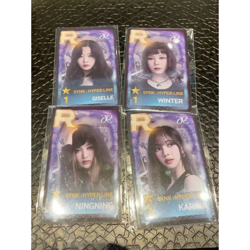 Guoxian aespa Zha Official Photocard Pomelo คอนเสิร์ตออฟไลน์การ์ดเกมพนมเปญเปลี่ยนการ์ดอย่างเป็นทางกา