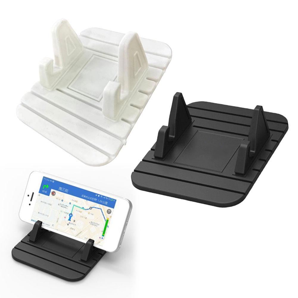 ที่วางโทรศัพท์มือถือวงเล็บรถวัสดุซิลิโคน Gps Navigation Car Mount ขาตั้งกันลื่น M5q9