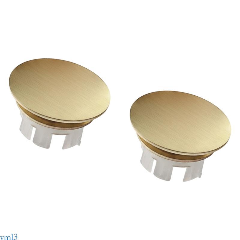 Yml3 2 ชิ้น Sink Overflow Cover Trim แหวน Hole Cap เปลี่ยน Sink Hole Cover